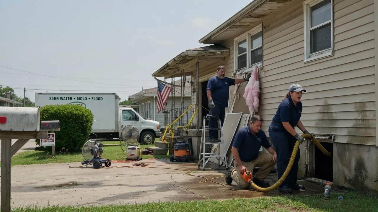 Water Damage Repair in Little York, IL near me